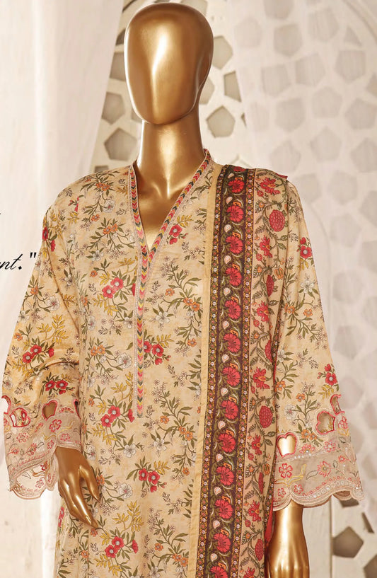 Bin Saeed Lawn Embroidered Frock Collection 2024 - BSELSC 16