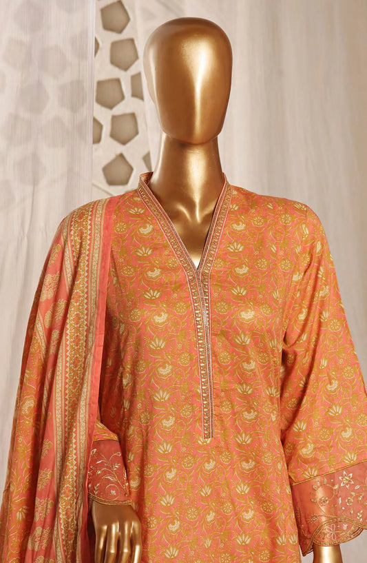 Bin Saeed Lawn Embroidered Frock Collection 2024 - BSELSC 20