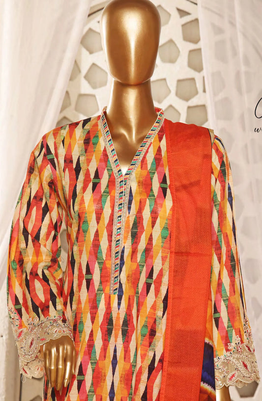 Bin Saeed Lawn Embroidered Frock Collection 2024 - BSELSC 28