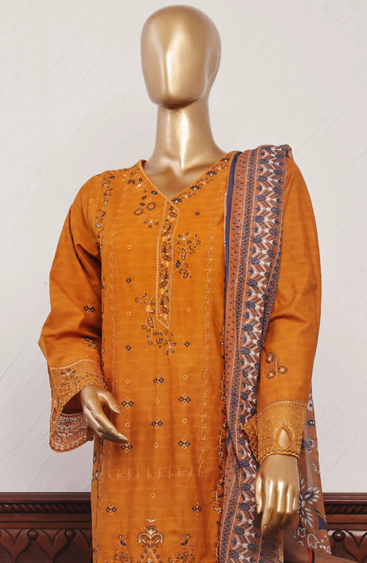 Bin Saeed Festive Embroidered Lawn Collection 2024 - BSFELC-01