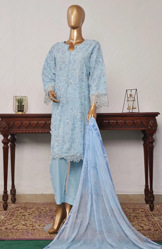 Bin Saeed Festive Embroidered Lawn Collection 2024 - BSFELC-02