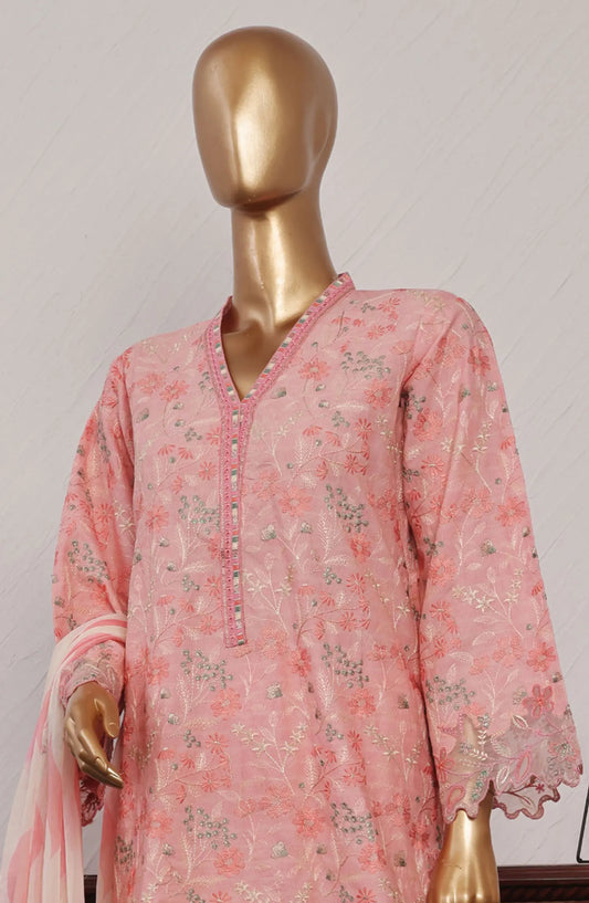 Bin Saeed Festive Embroidered Lawn Collection 2024 - BSFELC-03