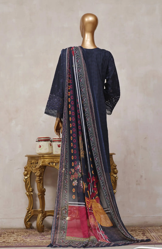 Bin Saeed Festive Embroidered Lawn Collection - BSFELC 03