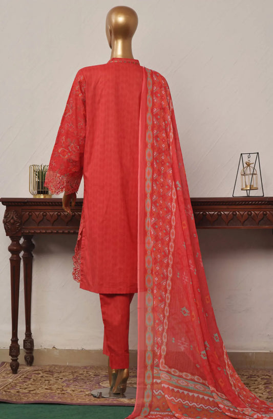 Bin Saeed Festive Embroidered Lawn Collection 2024 - BSFELC-04