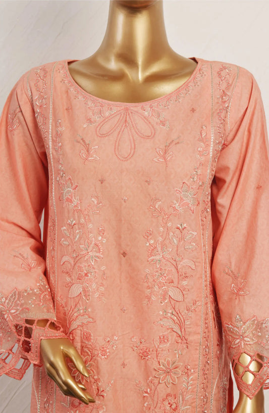 Bin Saeed Festive Embroidered Lawn Collection 2024 - BSFELC-05