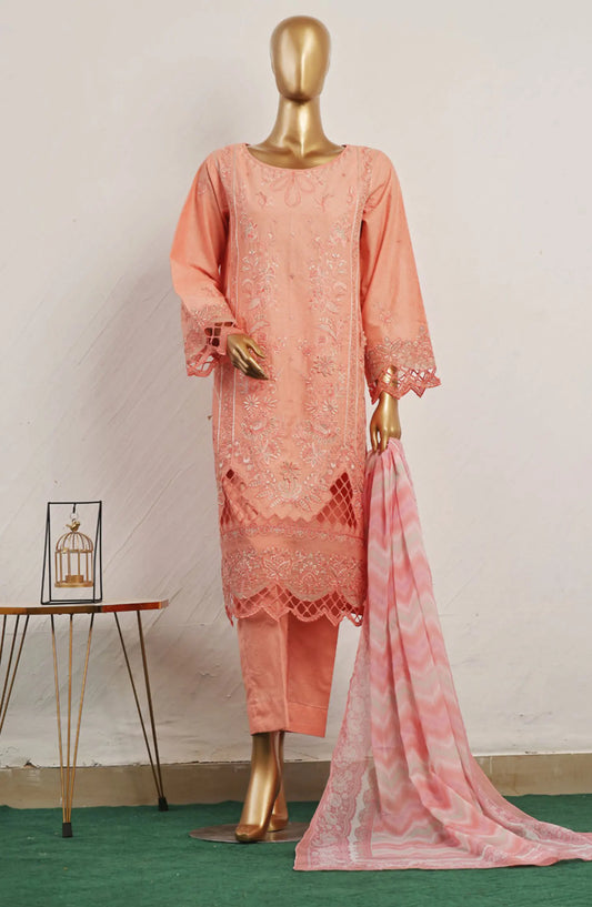 Bin Saeed Festive Embroidered Lawn Collection 2024 - BSFELC-05