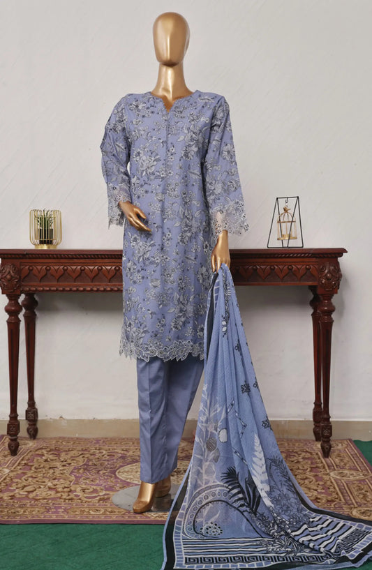 Bin Saeed Festive Embroidered Lawn Collection 2024 - BSFELC-06