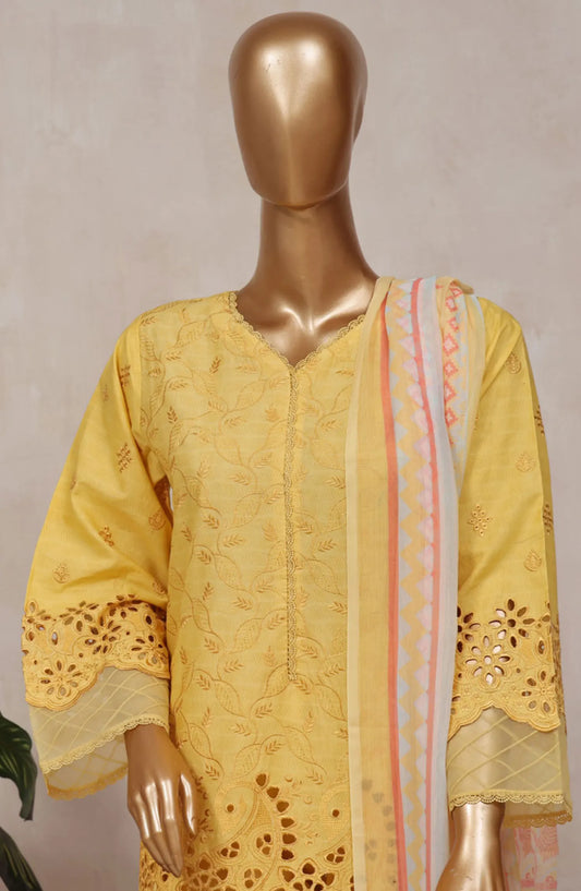 Bin Saeed Festive Embroidered Lawn Collection - BSFELC 07