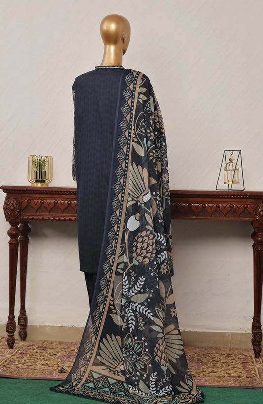 Bin Saeed Festive Embroidered Lawn Collection 2024 - BSFELC-08