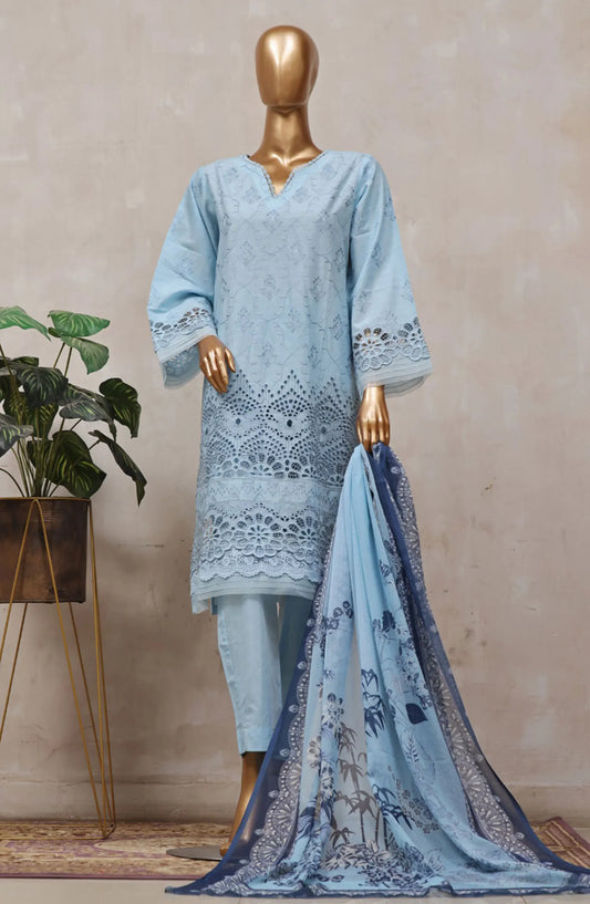 Bin Saeed Festive Embroidered Lawn Collection - BSFELC 10