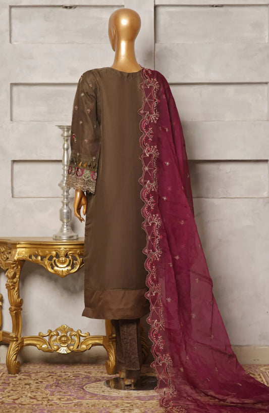 Bin Saeed Organza Embroidered Festive Collection 2024 - BSOEFC 01