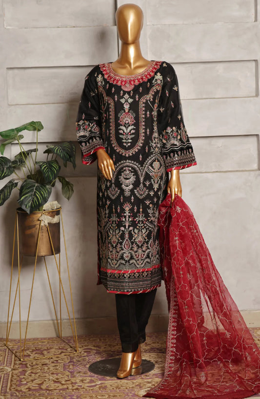 Bin Saeed Organza Embroidered Festive Collection 2024 - BSOEFC 03