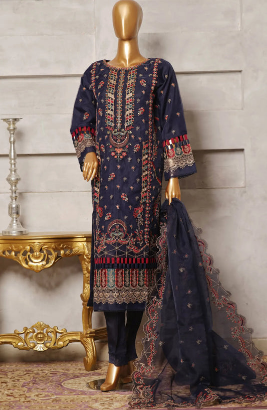 Bin Saeed Organza Embroidered Festive Collection 2024 - BSOEFC 05