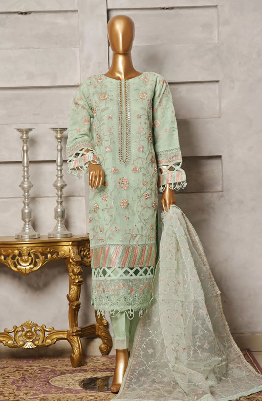 Bin Saeed Organza Embroidered Festive Collection 2024 - BSOEFC 06