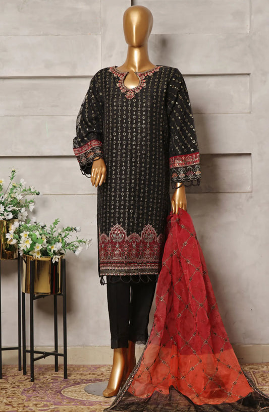 Bin Saeed Organza Embroidered Festive Collection 2024 - BSOEFC 08