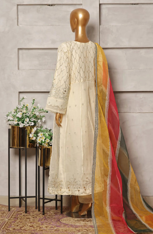 Bin Saeed Organza Embroidered Festive Collection 2024 - BSOEFC 09