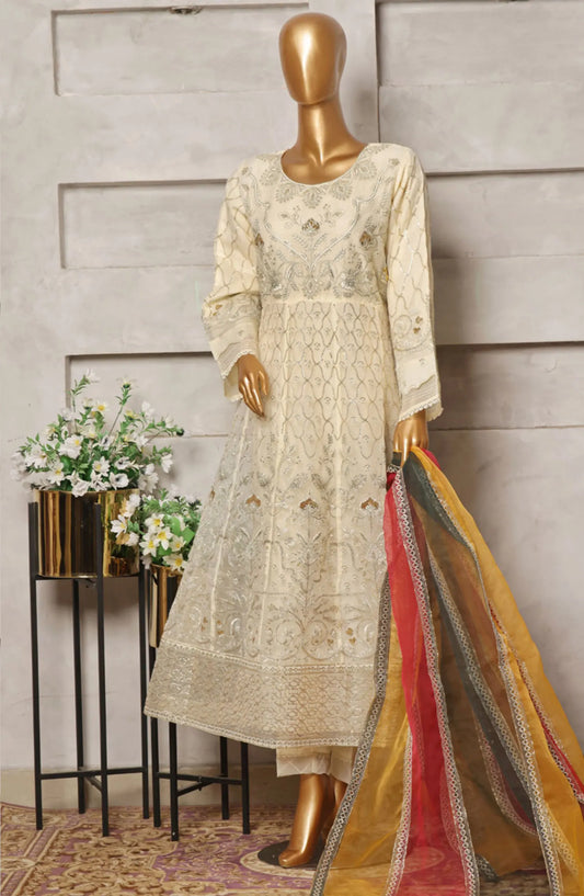 Bin Saeed Organza Embroidered Festive Collection 2024 - BSOEFC 09