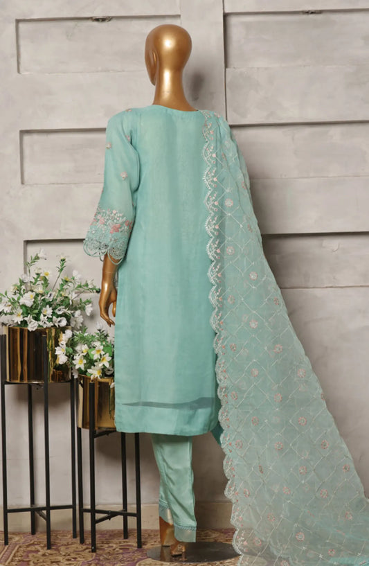 Bin Saeed Organza Embroidered Festive Collection 2024 - BSOEFC 10
