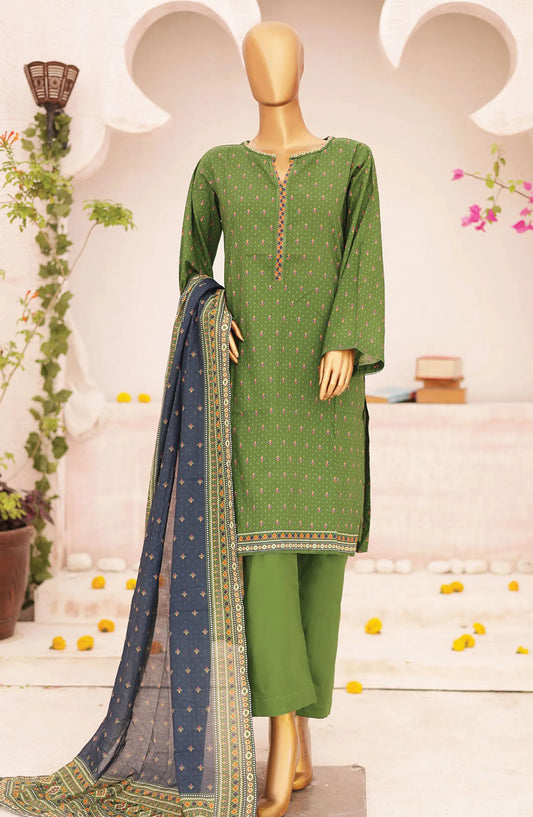 Bin Saeed Printed Lawn Collection 2024 - BSP D 01