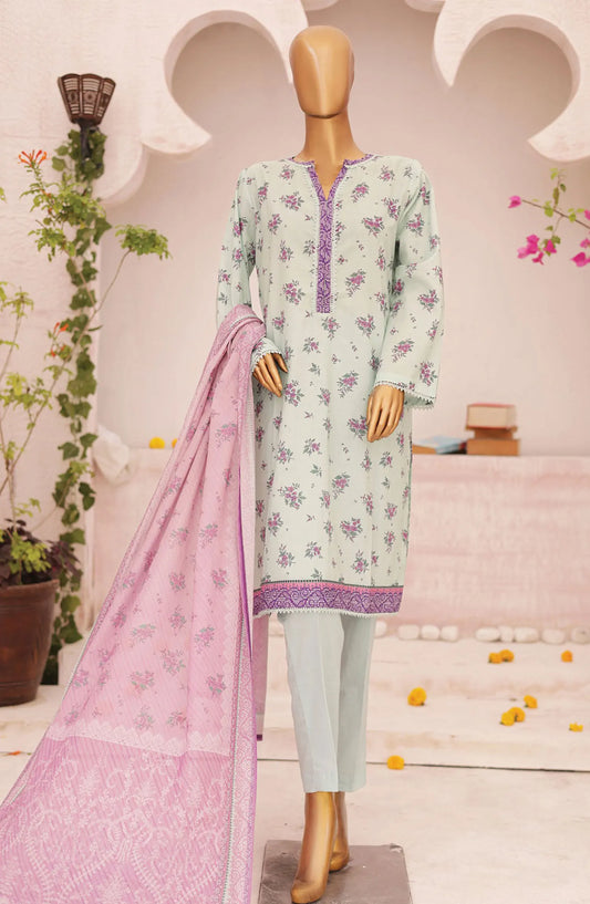 Bin Saeed Printed Lawn Collection 2024 - BSP D 03