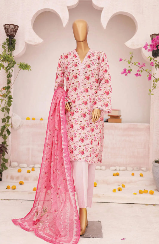 Bin Saeed Printed Lawn Collection 2024 - BSP D 08