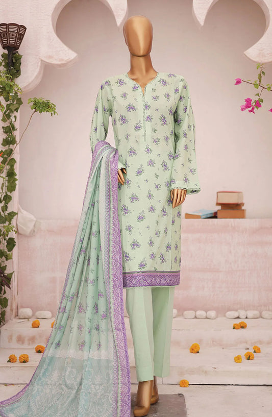 Bin Saeed Printed Lawn Collection 2024 - BSP D 13