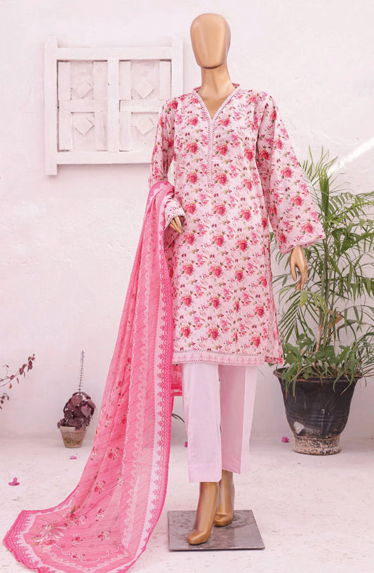 Bin Saeed Printed Lawn Collection 2024 - BSP D 22