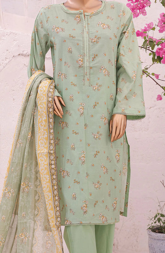 Bin Saeed Printed Lawn Collection 2024 - BSP D 25