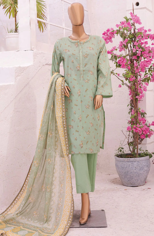 Bin Saeed Printed Lawn Collection 2024 - BSP D 25