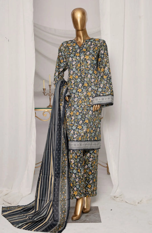 Bin Saeed Summer Basic Lawn Collection 2024 - BSSBLP 02