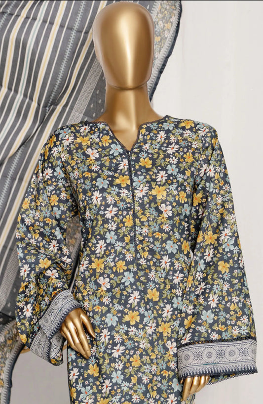Bin Saeed Summer Basic Lawn Collection 2024 - BSSBLP 02