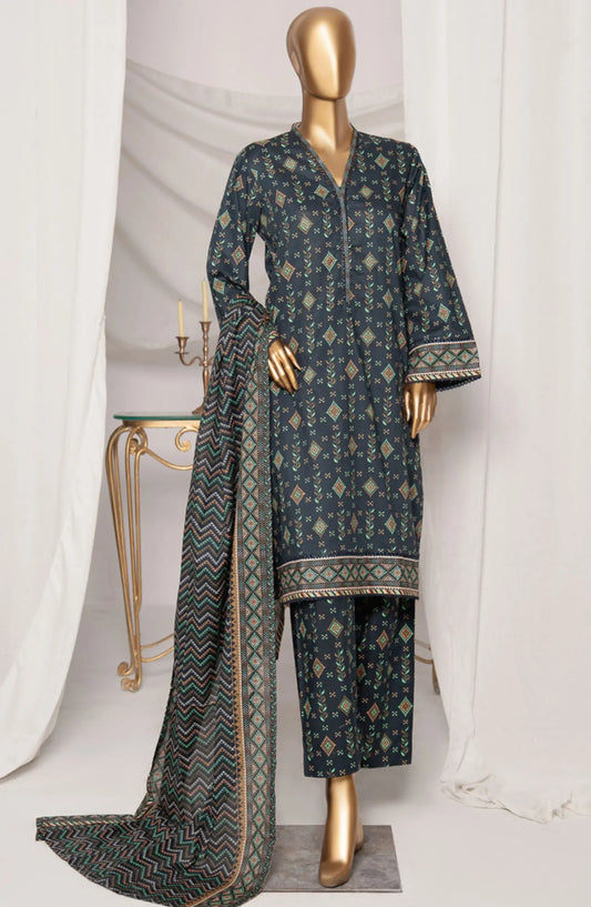 Bin Saeed Summer Basic Lawn Collection 2024 - BSSBLP 05