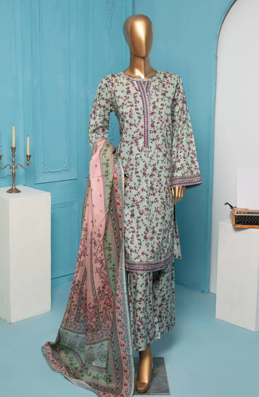 Bin Saeed Summer Basic Lawn Collection 2024 - BSSBLP 08