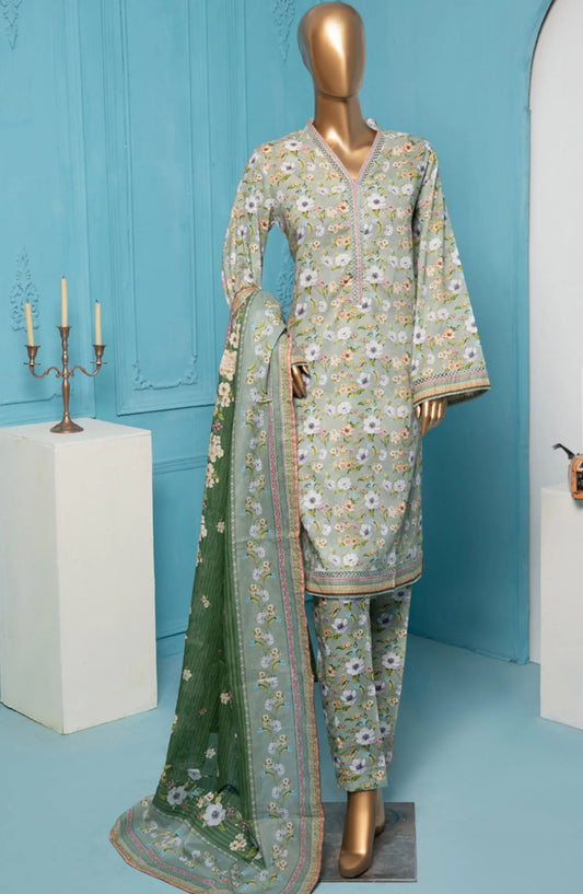 Bin Saeed Summer Basic Lawn Collection 2024 - BSSBLP 10