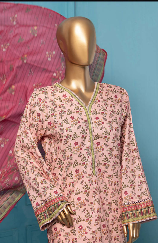 Bin Saeed Summer Basic Lawn Collection 2024 - BSSBLP 15