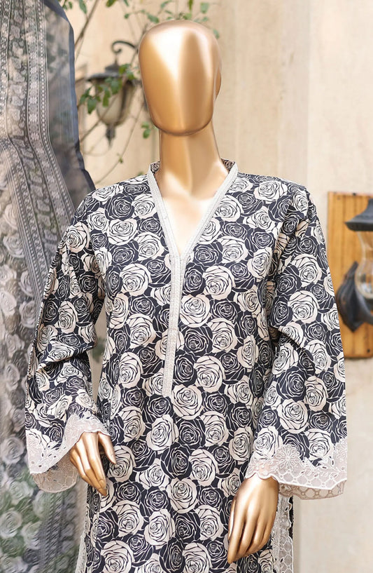 Bin Saeed Summer Lawn with Chiffon Dupatta Collection 2024 - BSSLC 03