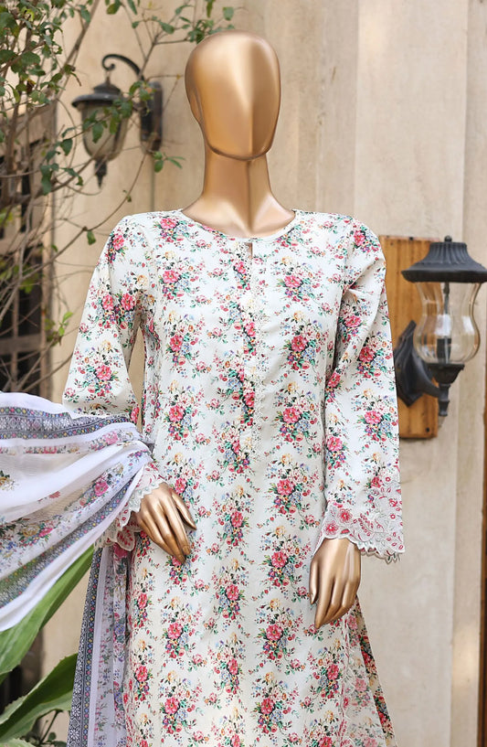 Bin Saeed Summer Lawn with Chiffon Dupatta Collection 2024 - BSSLC 04