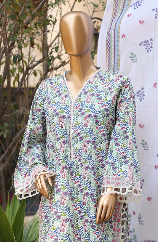 Bin Saeed Summer Lawn with Chiffon Dupatta Collection 2024 - BSSLC 07