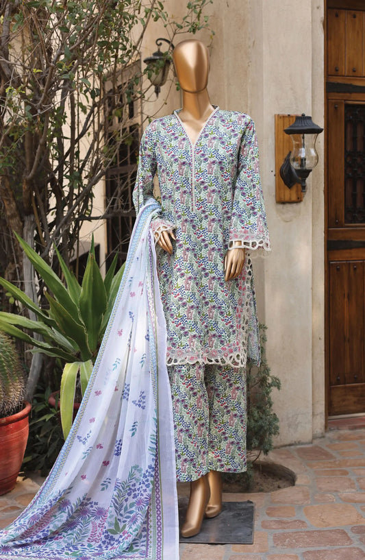 Bin Saeed Summer Lawn with Chiffon Dupatta Collection 2024 - BSSLC 07