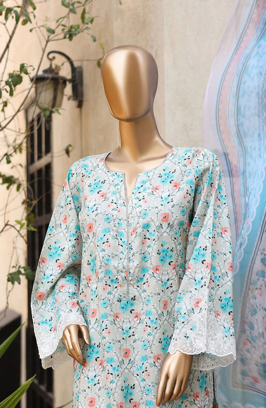 Bin Saeed Summer Lawn with Chiffon Dupatta Collection 2024 - BSSLC 08