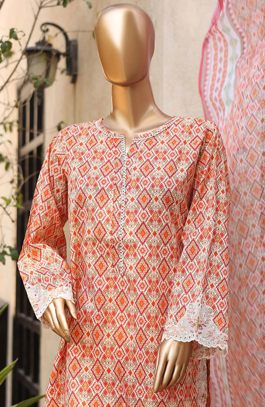 Bin Saeed Summer Lawn with Chiffon Dupatta Collection 2024 - BSSLC 09
