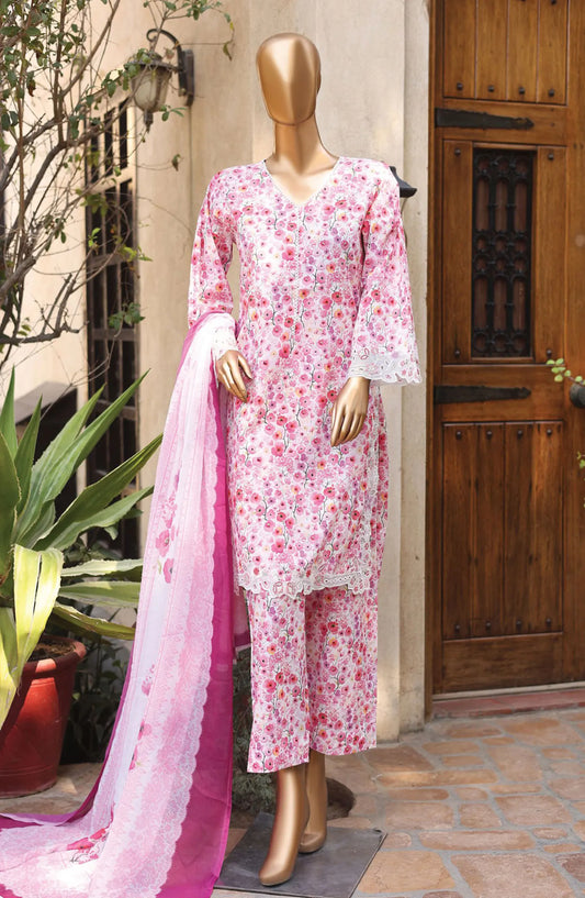 Bin Saeed Summer Lawn with Chiffon Dupatta Collection 2024 - BSSLC 12
