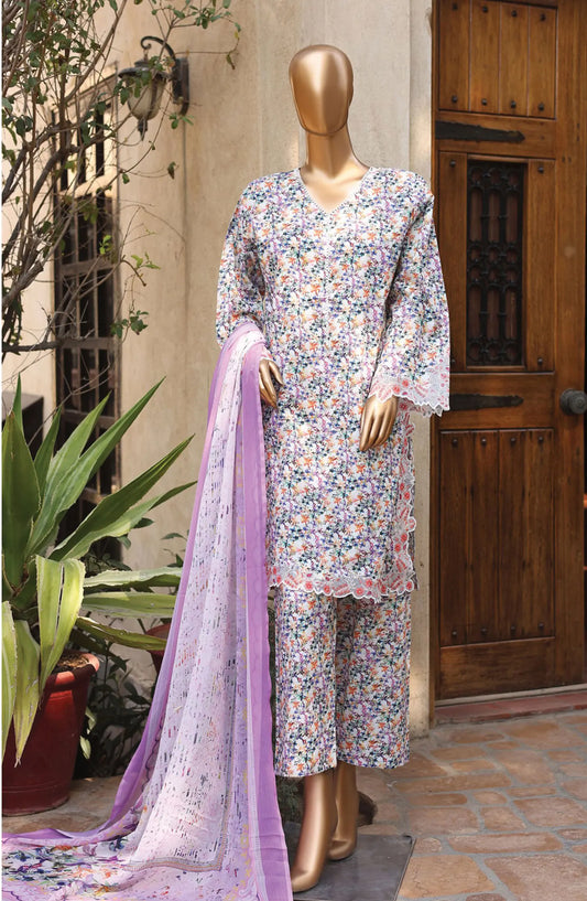 Bin Saeed Summer Lawn with Chiffon Dupatta Collection 2024 - BSSLC 13
