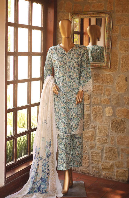 Bin Saeed Summer Lawn with Chiffon Dupatta Collection 2024 - BSSLC 15
