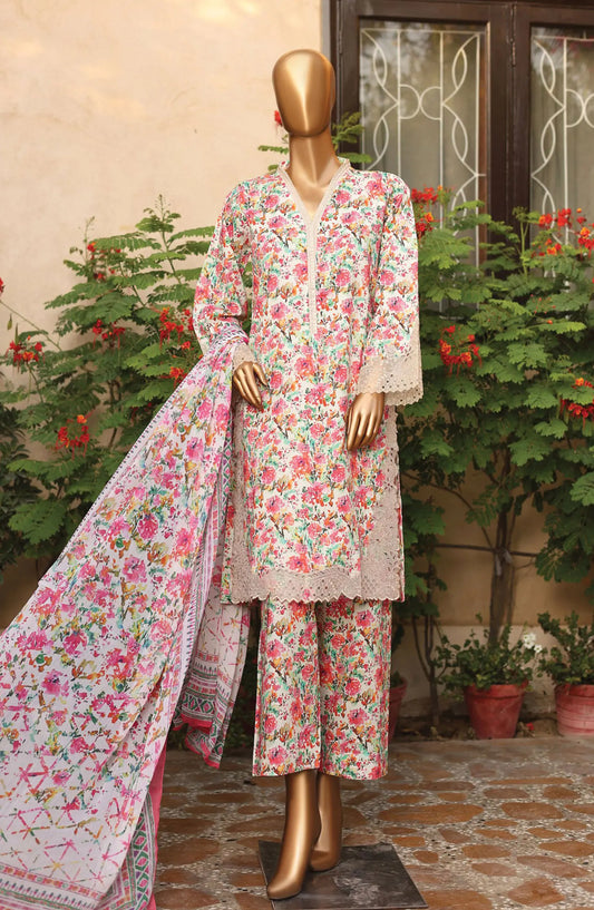 Bin Saeed Summer Lawn with Chiffon Dupatta Collection 2024 - BSSLC 20