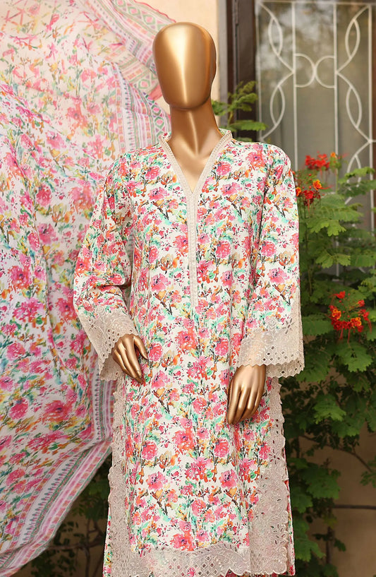 Bin Saeed Summer Lawn with Chiffon Dupatta Collection 2024 - BSSLC 20