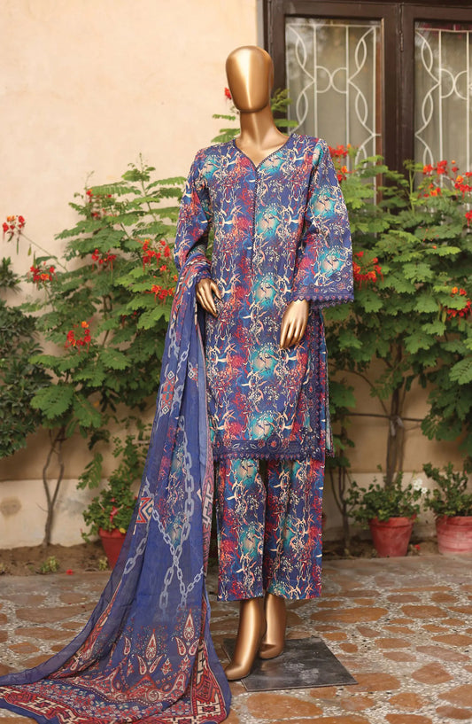 Bin Saeed Summer Lawn with Chiffon Dupatta Collection 2024 - BSSLC 23