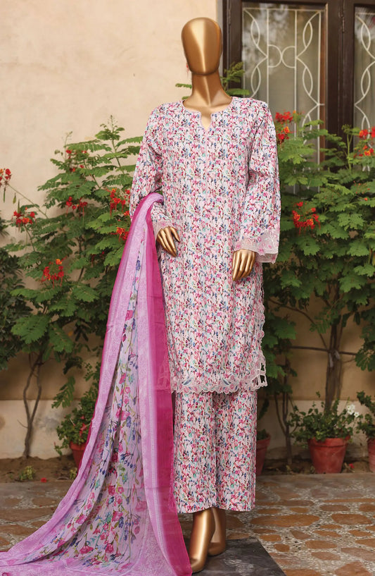 Bin Saeed Summer Lawn with Chiffon Dupatta Collection 2024 - BSSLC 24