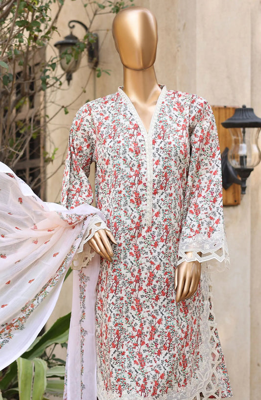 Bin Saeed Summer Lawn with Chiffon Dupatta Collection 2024 - BSSLC 02