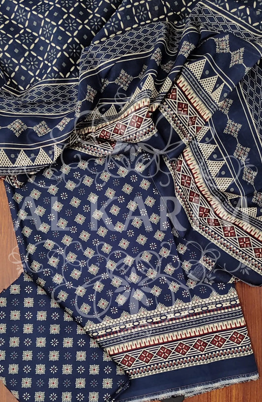 BSU 05 - Bin Saeed Unstitched All Over Printed Lawn Collection 2024